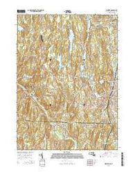 Webster Massachusetts Current topographic map, 1:24000 scale, 7.5 X 7.5 Minute, Year 2015