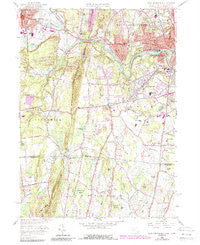 West Springfield Massachusetts Historical topographic map, 1:24000 scale, 7.5 X 7.5 Minute, Year 1958