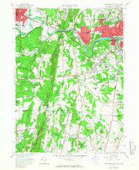 West Springfield Massachusetts Historical topographic map, 1:24000 scale, 7.5 X 7.5 Minute, Year 1958