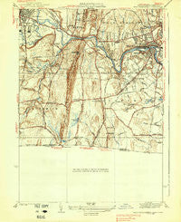 West Springfield Massachusetts Historical topographic map, 1:31680 scale, 7.5 X 7.5 Minute, Year 1938
