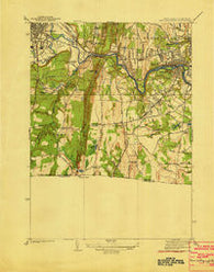 West Springfield Massachusetts Historical topographic map, 1:31680 scale, 7.5 X 7.5 Minute, Year 1938