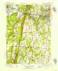 West Springfield Massachusetts Historical topographic map, 1:31680 scale, 7.5 X 7.5 Minute, Year 1944