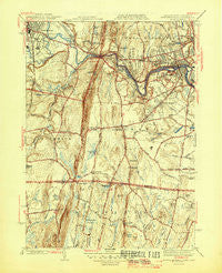 West Springfield Massachusetts Historical topographic map, 1:31680 scale, 7.5 X 7.5 Minute, Year 1945