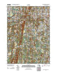 West Springfield Massachusetts Historical topographic map, 1:24000 scale, 7.5 X 7.5 Minute, Year 2012