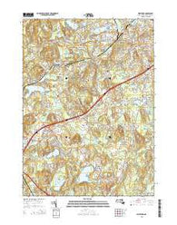 Westford Massachusetts Current topographic map, 1:24000 scale, 7.5 X 7.5 Minute, Year 2015