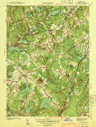 Westford Massachusetts Historical topographic map, 1:31680 scale, 7.5 X 7.5 Minute, Year 1941