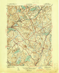 Westford Massachusetts Historical topographic map, 1:31680 scale, 7.5 X 7.5 Minute, Year 1941
