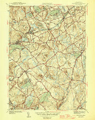 Westford Massachusetts Historical topographic map, 1:31680 scale, 7.5 X 7.5 Minute, Year 1946