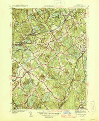Westford Massachusetts Historical topographic map, 1:31680 scale, 7.5 X 7.5 Minute, Year 1946