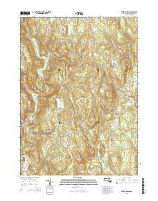 Westhampton Massachusetts Current topographic map, 1:24000 scale, 7.5 X 7.5 Minute, Year 2015
