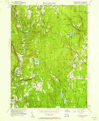 Westhampton Massachusetts Historical topographic map, 1:24000 scale, 7.5 X 7.5 Minute, Year 1955