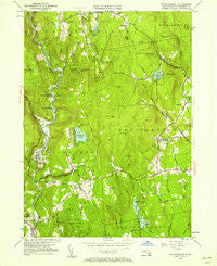 Westhampton Massachusetts Historical topographic map, 1:24000 scale, 7.5 X 7.5 Minute, Year 1955