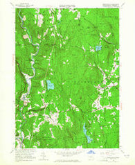 Westhampton Massachusetts Historical topographic map, 1:24000 scale, 7.5 X 7.5 Minute, Year 1955