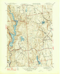 Westhampton Massachusetts Historical topographic map, 1:31680 scale, 7.5 X 7.5 Minute, Year 1947