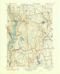 Westhampton Massachusetts Historical topographic map, 1:31680 scale, 7.5 X 7.5 Minute, Year 1947