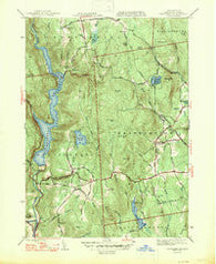 Westhampton Massachusetts Historical topographic map, 1:31680 scale, 7.5 X 7.5 Minute, Year 1947