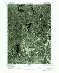 Weymouth Massachusetts Historical topographic map, 1:25000 scale, 7.5 X 7.5 Minute, Year 1977
