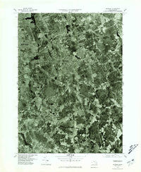 Whitman Massachusetts Historical topographic map, 1:25000 scale, 7.5 X 7.5 Minute, Year 1977