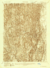 Williamsburg Massachusetts Historical topographic map, 1:24000 scale, 7.5 X 7.5 Minute, Year 1935