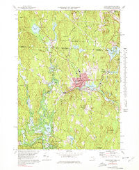 Winchendon Massachusetts Historical topographic map, 1:25000 scale, 7.5 X 7.5 Minute, Year 1971