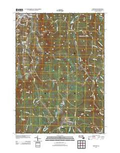 Windsor Massachusetts Historical topographic map, 1:24000 scale, 7.5 X 7.5 Minute, Year 2012