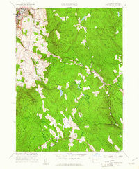 Windsor Massachusetts Historical topographic map, 1:24000 scale, 7.5 X 7.5 Minute, Year 1960