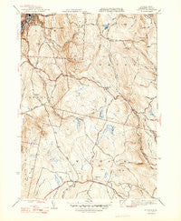 Windsor Massachusetts Historical topographic map, 1:31680 scale, 7.5 X 7.5 Minute, Year 1947