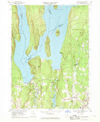 Winsor Dam Massachusetts Historical topographic map, 1:24000 scale, 7.5 X 7.5 Minute, Year 1967