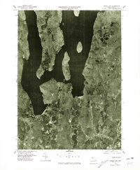 Winsor Dam Massachusetts Historical topographic map, 1:25000 scale, 7.5 X 7.5 Minute, Year 1975