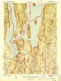 Winsor Dam Massachusetts Historical topographic map, 1:31680 scale, 7.5 X 7.5 Minute, Year 1944