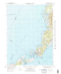 Woods Hole Massachusetts Historical topographic map, 1:25000 scale, 7.5 X 7.5 Minute, Year 1967