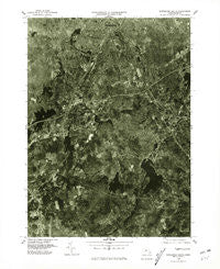 Worcester South Massachusetts Historical topographic map, 1:25000 scale, 7.5 X 7.5 Minute, Year 1975