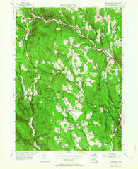 Worthington Massachusetts Historical topographic map, 1:24000 scale, 7.5 X 7.5 Minute, Year 1956