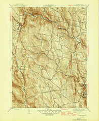 Worthington Massachusetts Historical topographic map, 1:31680 scale, 7.5 X 7.5 Minute, Year 1946