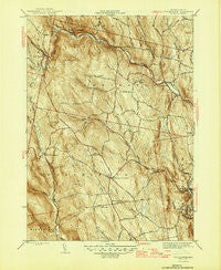 Worthington Massachusetts Historical topographic map, 1:31680 scale, 7.5 X 7.5 Minute, Year 1946