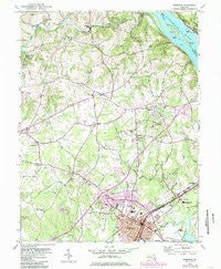 Aberdeen Maryland Historical topographic map, 1:24000 scale, 7.5 X 7.5 Minute, Year 1953