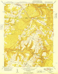 Accident Maryland Historical topographic map, 1:24000 scale, 7.5 X 7.5 Minute, Year 1949