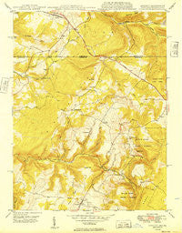 Accident Maryland Historical topographic map, 1:24000 scale, 7.5 X 7.5 Minute, Year 1949
