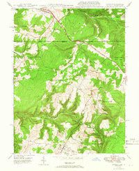 Accident Maryland Historical topographic map, 1:24000 scale, 7.5 X 7.5 Minute, Year 1948