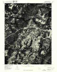 Accident Maryland Historical topographic map, 1:24000 scale, 7.5 X 7.5 Minute, Year 1977
