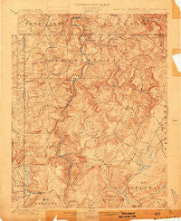 Accident Maryland Historical topographic map, 1:62500 scale, 15 X 15 Minute, Year 1900