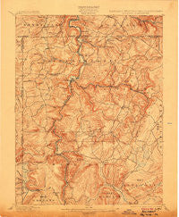 Accident Maryland Historical topographic map, 1:62500 scale, 15 X 15 Minute, Year 1900