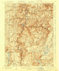 Accident Maryland Historical topographic map, 1:62500 scale, 15 X 15 Minute, Year 1900