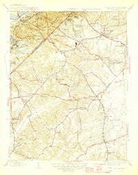 Anacostia District of Columbia Historical topographic map, 1:31680 scale, 7.5 X 7.5 Minute, Year 1945