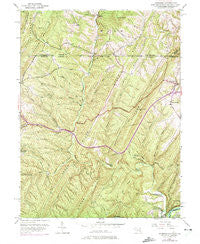 Artemas Pennsylvania Historical topographic map, 1:24000 scale, 7.5 X 7.5 Minute, Year 1950