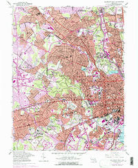 Baltimore West Maryland Historical topographic map, 1:24000 scale, 7.5 X 7.5 Minute, Year 1953
