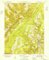 Barton Maryland Historical topographic map, 1:24000 scale, 7.5 X 7.5 Minute, Year 1949