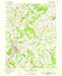 Bel Air Maryland Historical topographic map, 1:24000 scale, 7.5 X 7.5 Minute, Year 1956