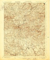 Belair Maryland Historical topographic map, 1:62500 scale, 15 X 15 Minute, Year 1901