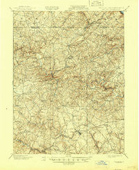 Belair Maryland Historical topographic map, 1:62500 scale, 15 X 15 Minute, Year 1901